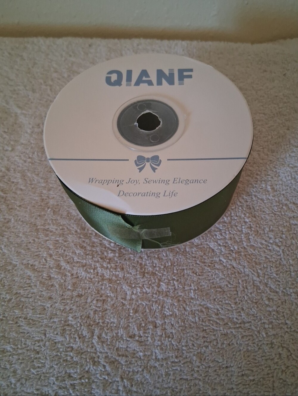 QIANF 1.5" Moss Green Satin Ribbon 25 Yards Gift Wrap Bows Wedding Craft New